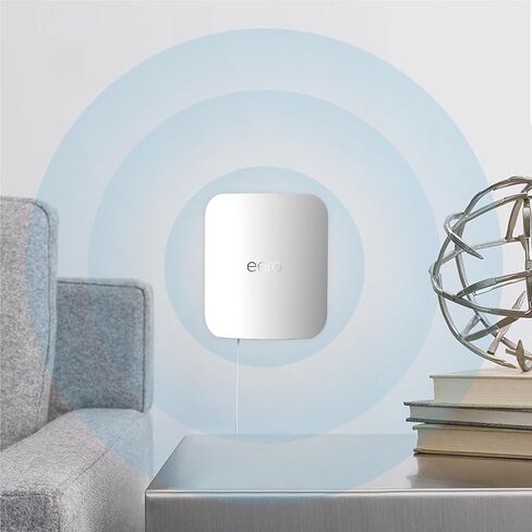 Wall Mount Holder Compatible with eero Max 7 (3 Pack) | Sturdy ABS Construction, Hidden Router Cable, Space Saving, Screw-Mounted, Clean Wall Setup, Stand Bracket for eero Max 7 in Kuwait