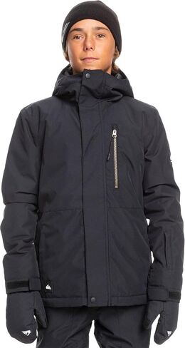 Quiksilver Mission Solid Kids Jacket True Black Sz XS (8) in Saudi Arabia