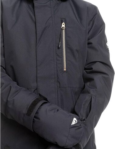 Quiksilver Mission Solid Kids Jacket True Black Sz XS (8) in Saudi Arabia