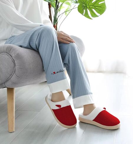 Women's Scuff Comfy Slippers Memory Foam House Shoes | Slip On Cozy Bedroom Slippers, Lightweight, Non-Slip, Indoor Outdoor, Soft Terry Lining, Machine Washable, Gifts in Saudi Arabia