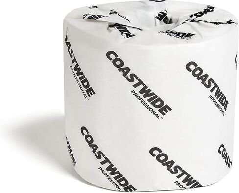 Toilet Paper, 1-ply, White, 1000 Sheets/Roll, 96 Rolls/Carton (CW26136) in Kuwait