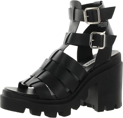 Steve Madden Womens Cosmic Faux Leather Ankle Strap Gladiator Sandals in Saudi Arabia