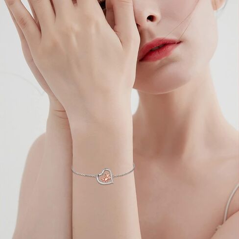 YAFEINI Flower of Life Bracelet 925 Sterling Silver Flower of Life Bracelet Abalone Shell Flower of Life Jewelry for Women Jewelry Gifts in Kuwait