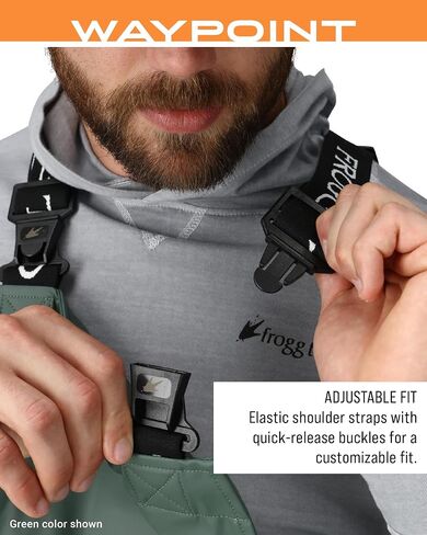 FROGG TOGGS mens Waypoint Angler Waterproof, Durable Bibs With 4-way Stretch in Saudi Arabia