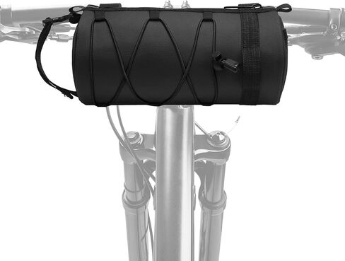 Bike Handlebar Bag, 2.5L Front Bicycle Storage Convertible Waterproof w/Shoulder Strap for Road Mountain Bikes Cycling, Green in Saudi Arabia