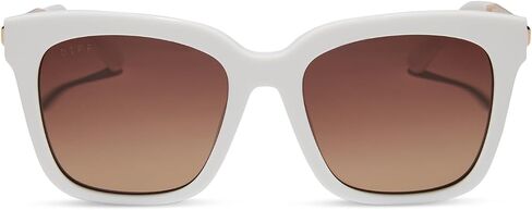 DIFF Bella Square Sunglasses for Women UV400 Protection, Designer Oversized Fashion Trendy glasses includes travel case in Saudi Arabia
