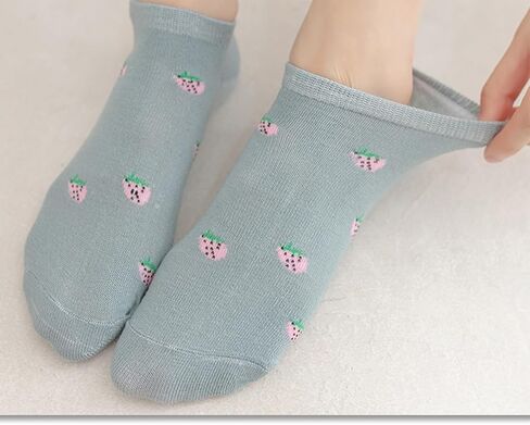 Benefeet Sox Cute Ankle Socks for Women Girls Novelty Patterned Low Cut Socks Funny Colorful Designed Summer Short Socks Gift in Kuwait