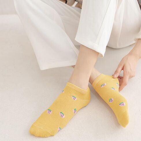 Benefeet Sox Cute Ankle Socks for Women Girls Novelty Patterned Low Cut Socks Funny Colorful Designed Summer Short Socks Gift in Kuwait