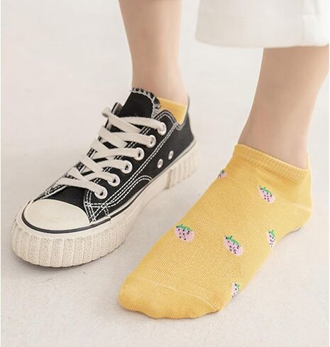 Benefeet Sox Cute Ankle Socks for Women Girls Novelty Patterned Low Cut Socks Funny Colorful Designed Summer Short Socks Gift in Kuwait