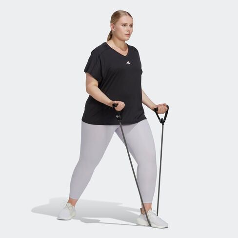 تيشيرت Aeroready Train Essentials Minimal Branding برقبة على شكل حرف V من adidas للسيدات in Kuwait