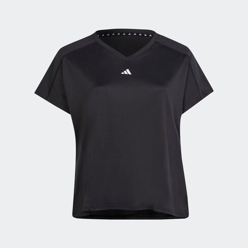 تيشيرت Aeroready Train Essentials Minimal Branding برقبة على شكل حرف V من adidas للسيدات in Kuwait