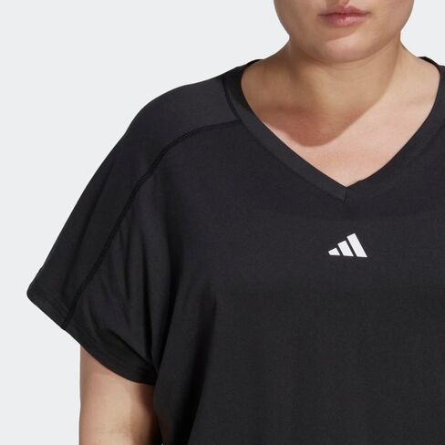 تيشيرت Aeroready Train Essentials Minimal Branding برقبة على شكل حرف V من adidas للسيدات in Kuwait