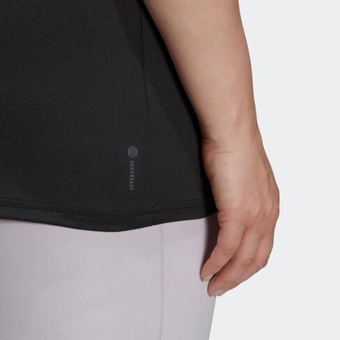 تيشيرت Aeroready Train Essentials Minimal Branding برقبة على شكل حرف V من adidas للسيدات in Kuwait