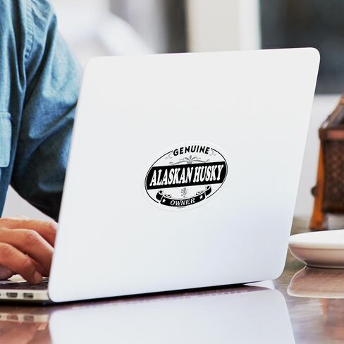 ملصق Cafepress Alaskan Husky Oval Sticker Oval Car Sticker in Kuwait