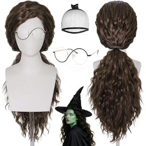 JoneTing Teal Wig 【+Wig Cap】 Cosplay for Women Medium Length Anime Wigs with Bands Synthetic Hair Wigs for Game Cosplay Costume in Kuwait