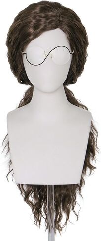 JoneTing Teal Wig 【+Wig Cap】 Cosplay for Women Medium Length Anime Wigs with Bands Synthetic Hair Wigs for Game Cosplay Costume in Kuwait