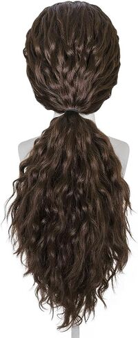 JoneTing Teal Wig 【+Wig Cap】 Cosplay for Women Medium Length Anime Wigs with Bands Synthetic Hair Wigs for Game Cosplay Costume in Kuwait