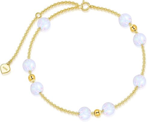 SISGEM Solid 18K Yellow Gold Beads Bracelet for Women,Real Gold Wheat Chain Anklets Diamond-Cut Short Tube Beads Bracelets Anniversary Birthday Gifts for Her,7''+1''+1'' in Saudi Arabia
