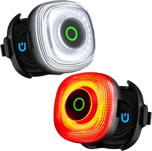Magicshine Seffeee 150 Magen Magnetic Beike Lights ، USB-C القابلة لإعادة الشحن تقنية التحكم Lightsync ، IPX6 مقاومة للماء أضواء الدراجات الخلفية ، أفضل مصابيح الدراجة لركوب الليل in Saudi Arabia
