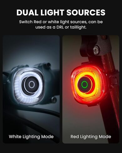 Magicshine Seffeee 150 Magen Magnetic Beike Lights ، USB-C القابلة لإعادة الشحن تقنية التحكم Lightsync ، IPX6 مقاومة للماء أضواء الدراجات الخلفية ، أفضل مصابيح الدراجة لركوب الليل in Saudi Arabia