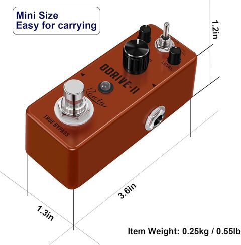 Rowin Looper Effects Pedal Unlimited Overdubs 10 Minutes of Looping, 1/2 time, and Reverse in Saudi Arabia