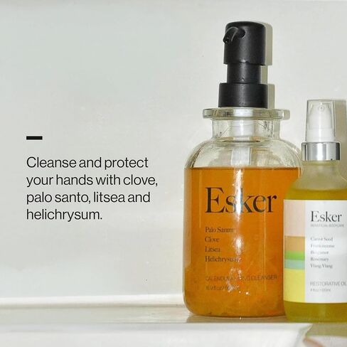ESKER Calendula Hand Cleanser Refill Pouch – Plant-Based Hand Wash Refill with Essential Oils & Calendula – Eco-Friendly, Cruelty-Free, Sulfate-Free – 16.9 fl oz in Saudi Arabia