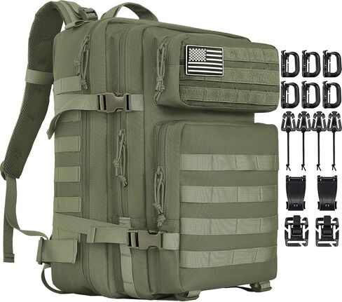 Createy 45L Military Tactical Backpack Large 3 Day Assault Pack Molle Bag Rucksack Bug Out Bag for Camping Hunting Hiking in Saudi Arabia