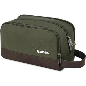 Travel Toiletry Bag Nylon, Gonex Dopp Kit Shaving Bag Toiletry Organizer Blue in Kuwait