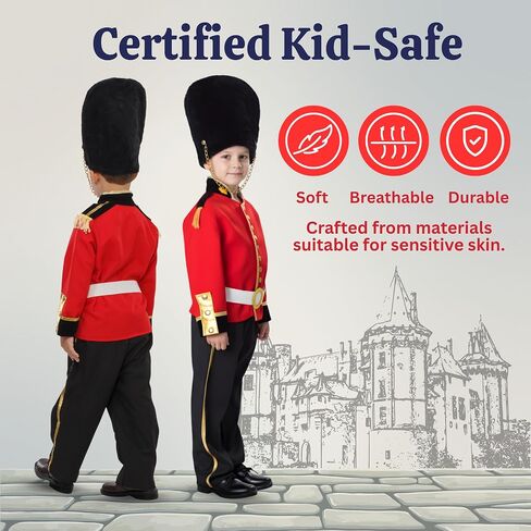 Dress Up America Royal Guard Costume For Kids - Boys Toy Soldier Costume Set in Saudi Arabia