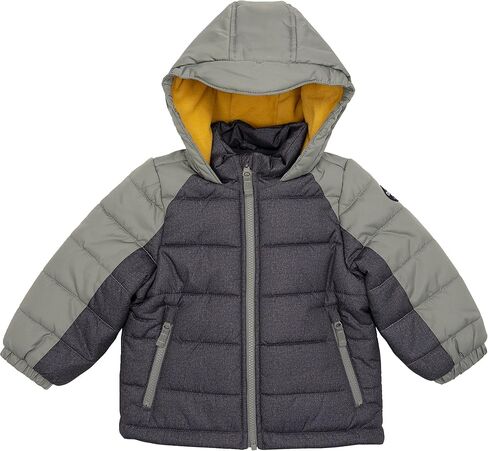 Osh Kosh Boys' Heavyweight Winter Jacket with Sherpa Lining, Sunrise Orange, 4T in Saudi Arabia
