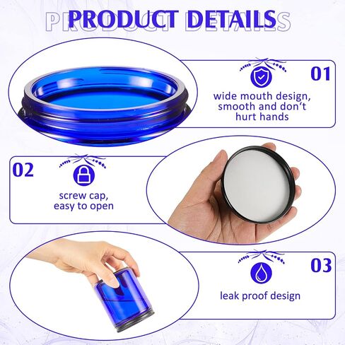 Lallisa 48 Pcs 8 oz Amber Glass Jars with Black Lids Round Glass Cosmetic Jars with Lids Empty Amber Candle Jars Refillable Food Storage Containers Canning Jar for Spice Powder Liquid Sample Makeup in Kuwait