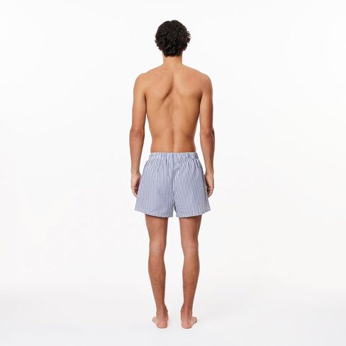 Lacoste Men's Striped 3 Pack Woven Boxers in Saudi Arabia