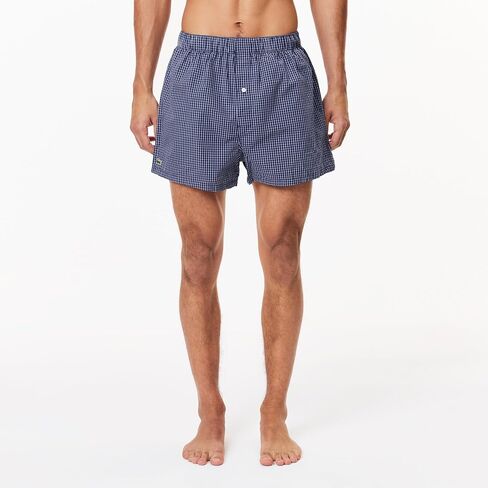 Lacoste Men's Striped 3 Pack Woven Boxers in Saudi Arabia