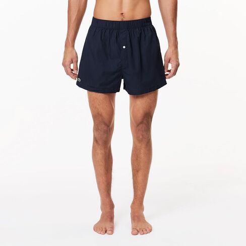 Lacoste Men's Striped 3 Pack Woven Boxers in Saudi Arabia