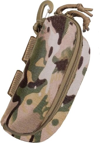 Tactical Glasses Case Molle Glasses Pouch. Portable Eyeglasses Cases Eyewear Box. Eyeglass Case with Clip in Saudi Arabia
