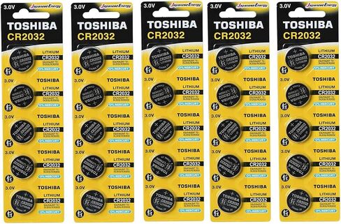 Toshiba CR2032 3 Volt Lithium Coin Battery (10 Batteries) in Saudi Arabia