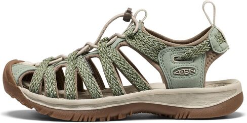 KEEN Women's Whisper Closed Toe Sport Sandals, Black/Steel Grey, 10.5 in Saudi Arabia