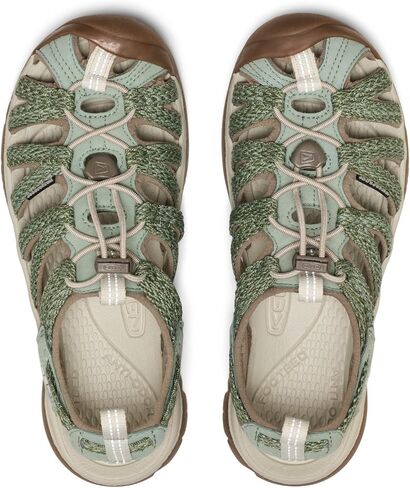 KEEN Women's Whisper Closed Toe Sport Sandals, Black/Steel Grey, 10.5 in Saudi Arabia