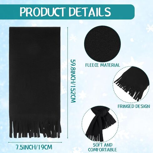36 Pcs Winter Beanies Gloves Scarves Set Unisex Beanies Winter Gloves Solid Black Neck Warmers for Donation Charity in Saudi Arabia