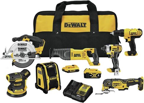 DEWALT 20V MAX* Cordless Drill Combo Kit , 7-Tool (DCK771D1M1) in Saudi Arabia
