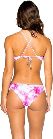 Luli Fama Women's Cosita Buena Wavy Tie-Side Brazilian Bikini Bottom in Saudi Arabia