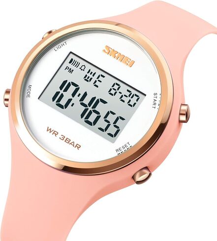 Gosasa Outdoor Sport Women Watches Fashion Ladies Casual Watch Calendar Week Display Alarm Waterproof Rubber Strap LED Digital Watch in Saudi Arabia