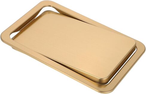 STOBAZA Garbage Can Swing Lid Trash Can Lid Only Black Countertop Trash Grommet for Kitchen Bathroom Commercial in Saudi Arabia