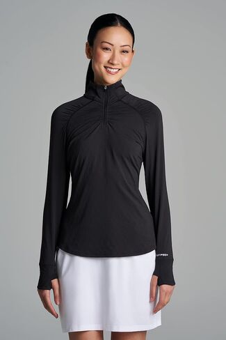 Women's Golf Quarter-Zip - UPF 50+ Sun Protection - Arabella in Kuwait