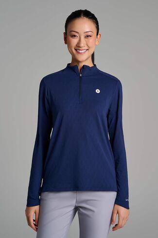 Women's Golf Quarter-Zip - UPF 50+ Sun Protection - Arabella in Kuwait