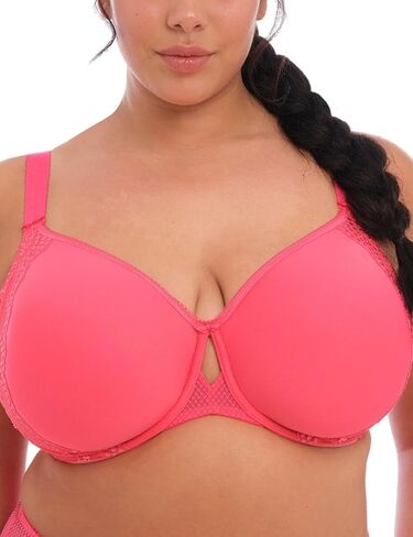 حمالة صدر Elomi النسائية Charley مطرزة Underwire Plunge T قميص - - 42DD US in Kuwait