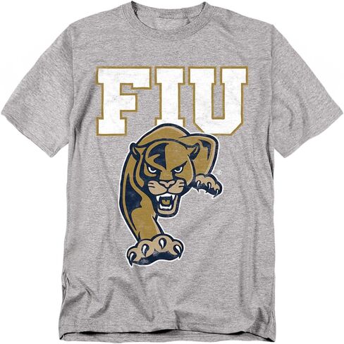Florida International University Official Distressed Primary Unisex Adult T Shirt in Saudi Arabia
