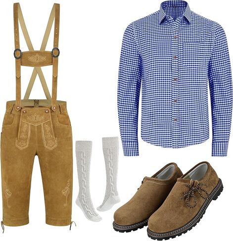 اتجاهات الزي الكامل لمهرجان أكتوبر البافاري الألماني Trachten Lederhosen in Kuwait