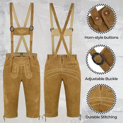 اتجاهات الزي الكامل لمهرجان أكتوبر البافاري الألماني Trachten Lederhosen in Kuwait
