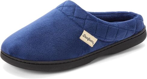 Dearfoams Women's Indoor/Outdoor Memory Foam Darcy Microfiber Velour Clog, Wide Widths Slipper in Saudi Arabia